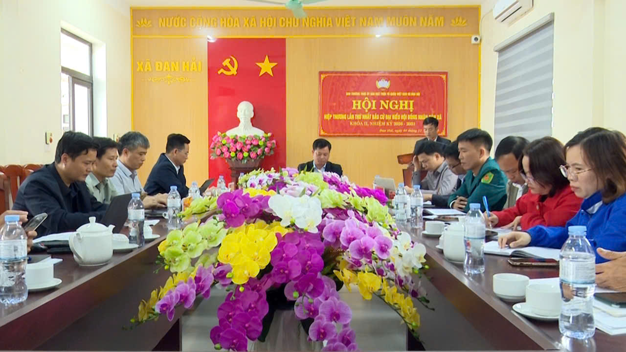 Hội nghị hiệp thương lần thứ nhất giới thiệu người ứng cử đại biểu HĐND xã khóa II, nhiệm kỳ 2026 - 2031    