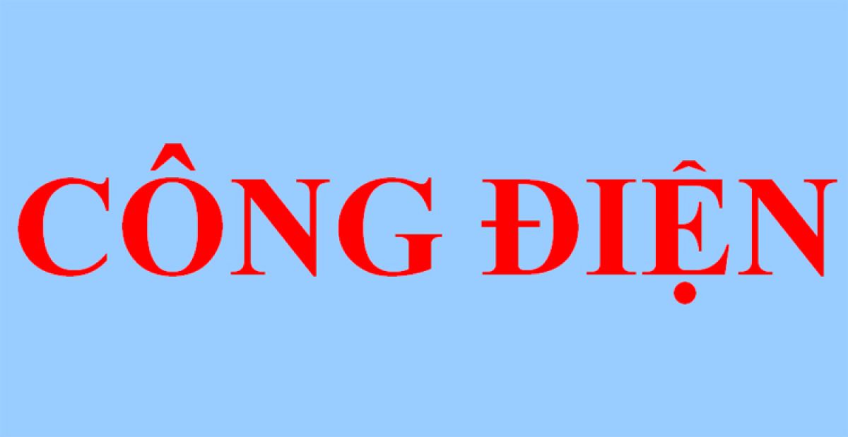 Công điện của UBND xã - Chủ động ứng phó với áp thấp nhiệt đới trên Biển Đông
