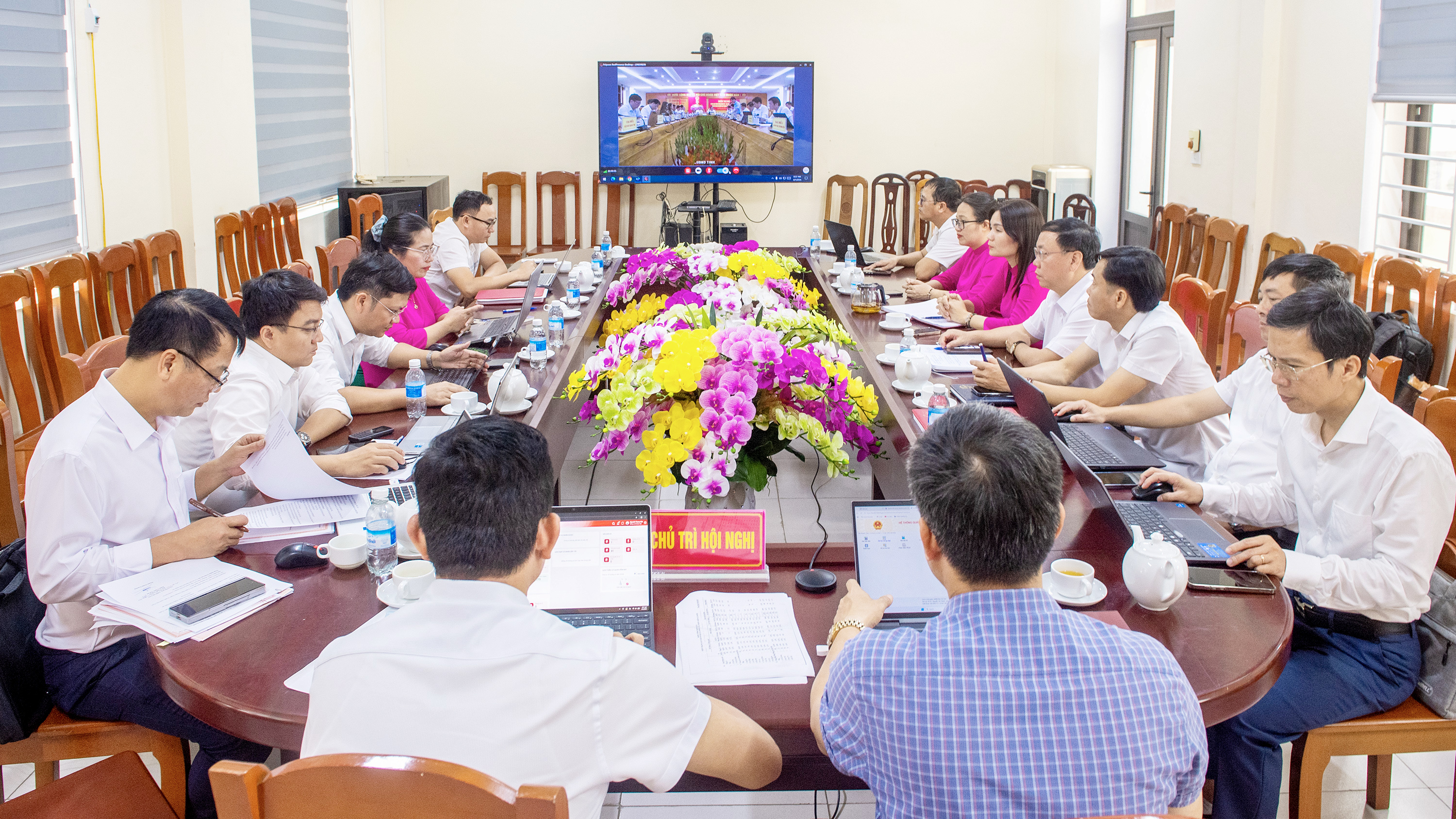 Xã Đan Hải: Tham dự Hội nghị trực tuyến phiên họp thường kỳ UBND tỉnh Hà Tĩnh tháng 3 và Quý I năm 2026