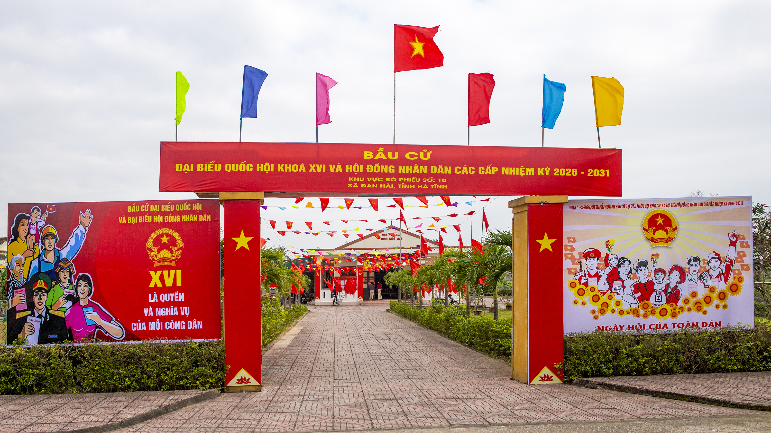 100% Cử tri xã Đan Hải hoàn thành nhiệm vụ bỏ phiếu  bầu cử 