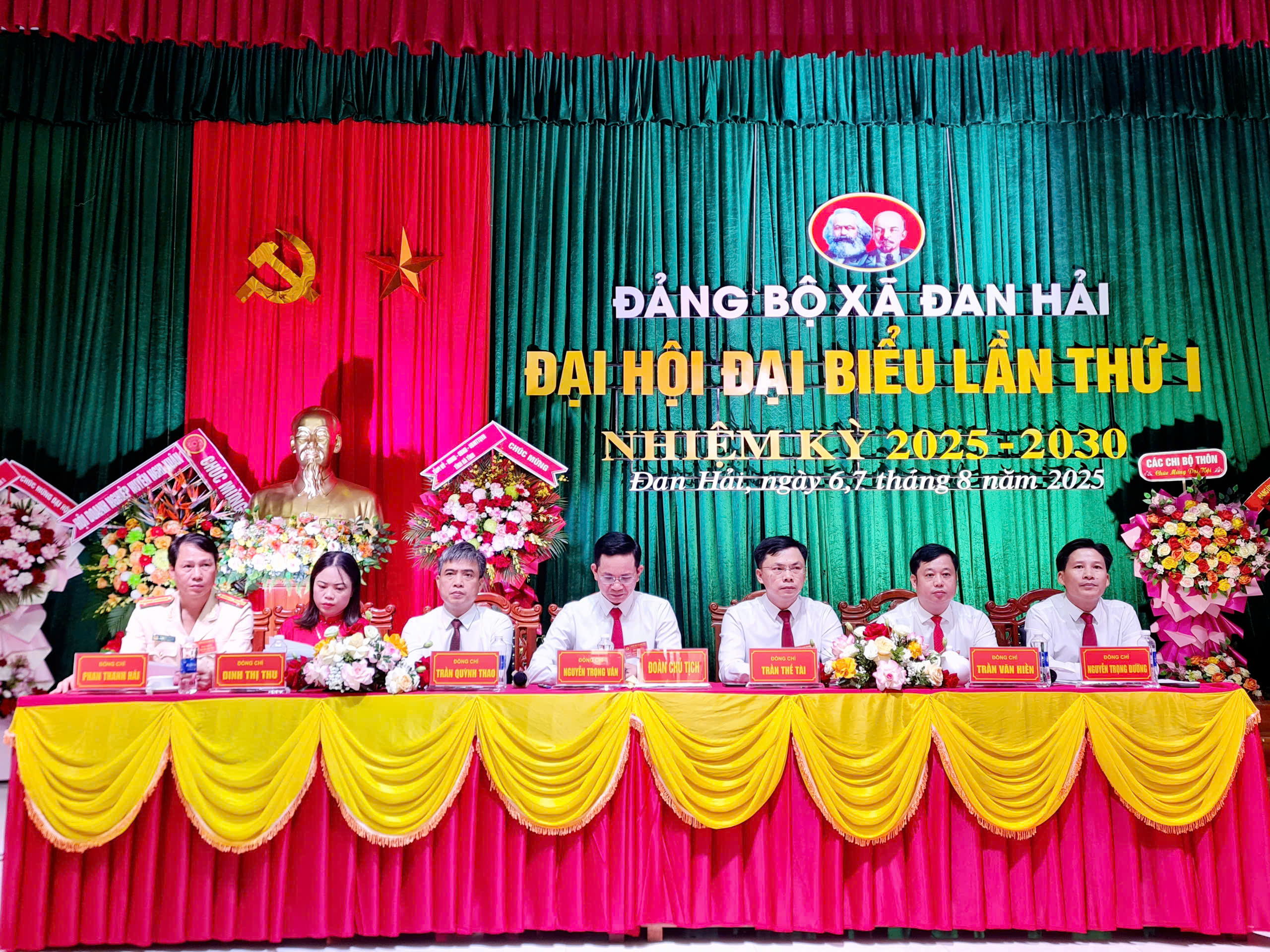 Đảng bộ xã Đan Hải tổ chức thành công Đại hội đại biểu lần thứ I, nhiệm kỳ 2025 - 2030
