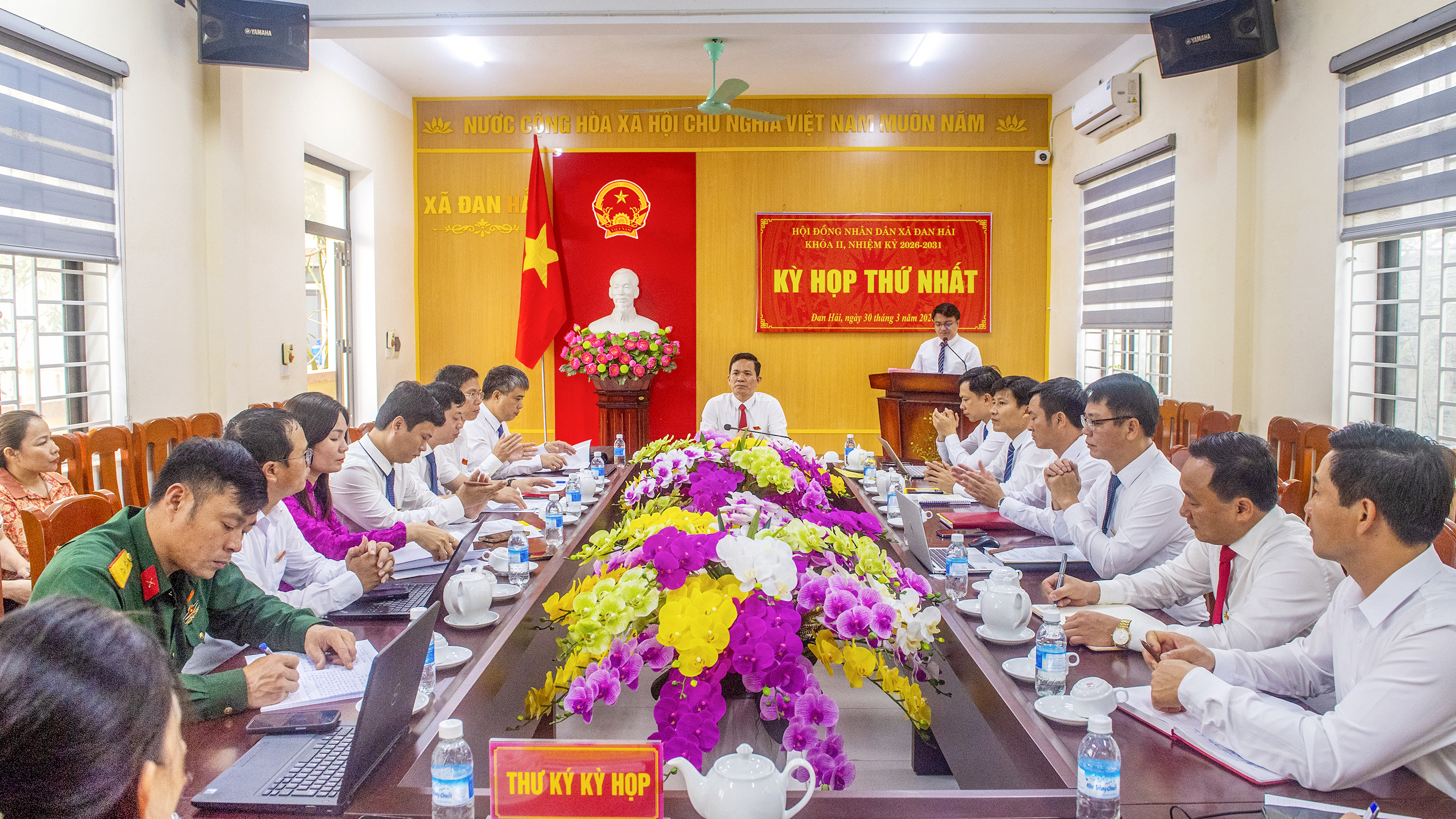 Kỳ họp thứ nhất HĐND xã Đan Hải khóa II: Kiện toàn nhân sự chủ chốt nhiệm kỳ 2026 – 2031