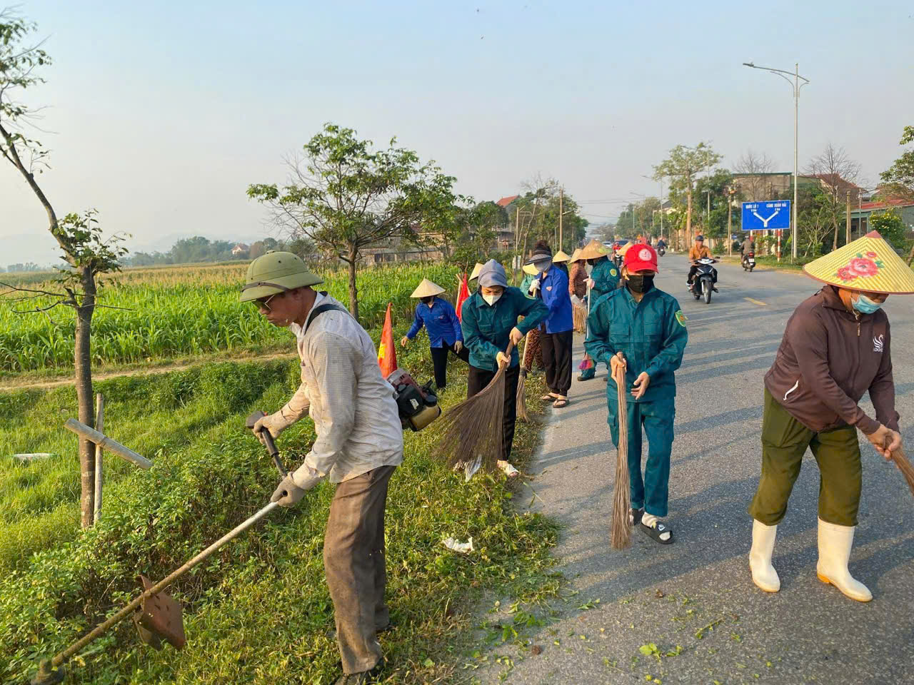 Đan Hải rực rỡ khí thế ngày thứ Bảy tình nguyện