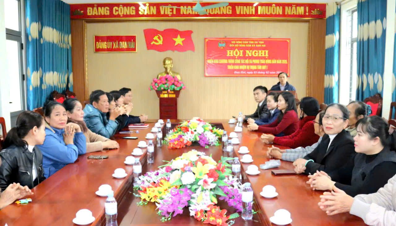 Hội Nông dân xã Đan Hải triển khai chương trình, kế hoạch hoạt động năm 2026