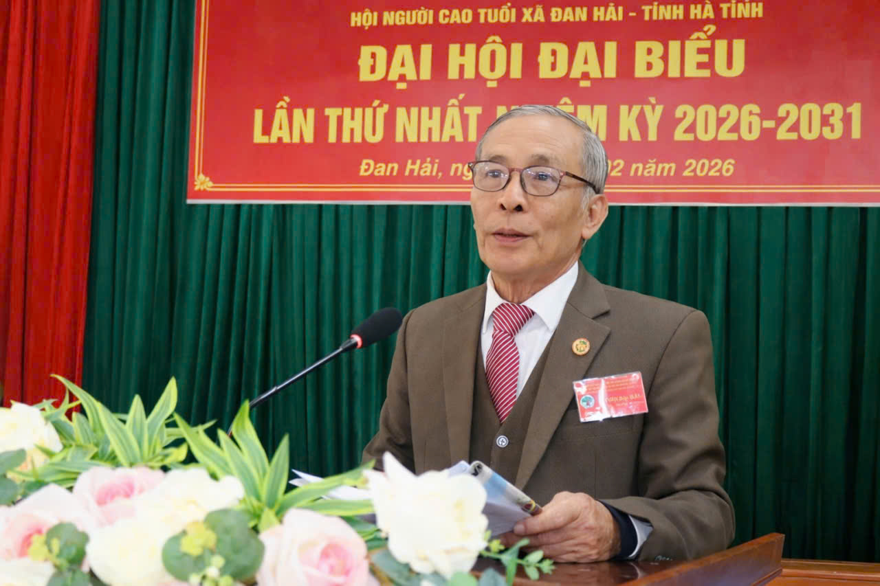 Xã Đan Hải tổ chức Đại hội hội Người cao tuổi lần thứ nhất, nhiệm kỳ 2026 – 2031