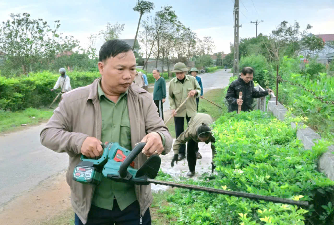 Hội Cựu Chiến Binh Xã Đan Hải lao động nông thôn mới, chuẩn bị đón tết Xuân Bính Ngọ 2026