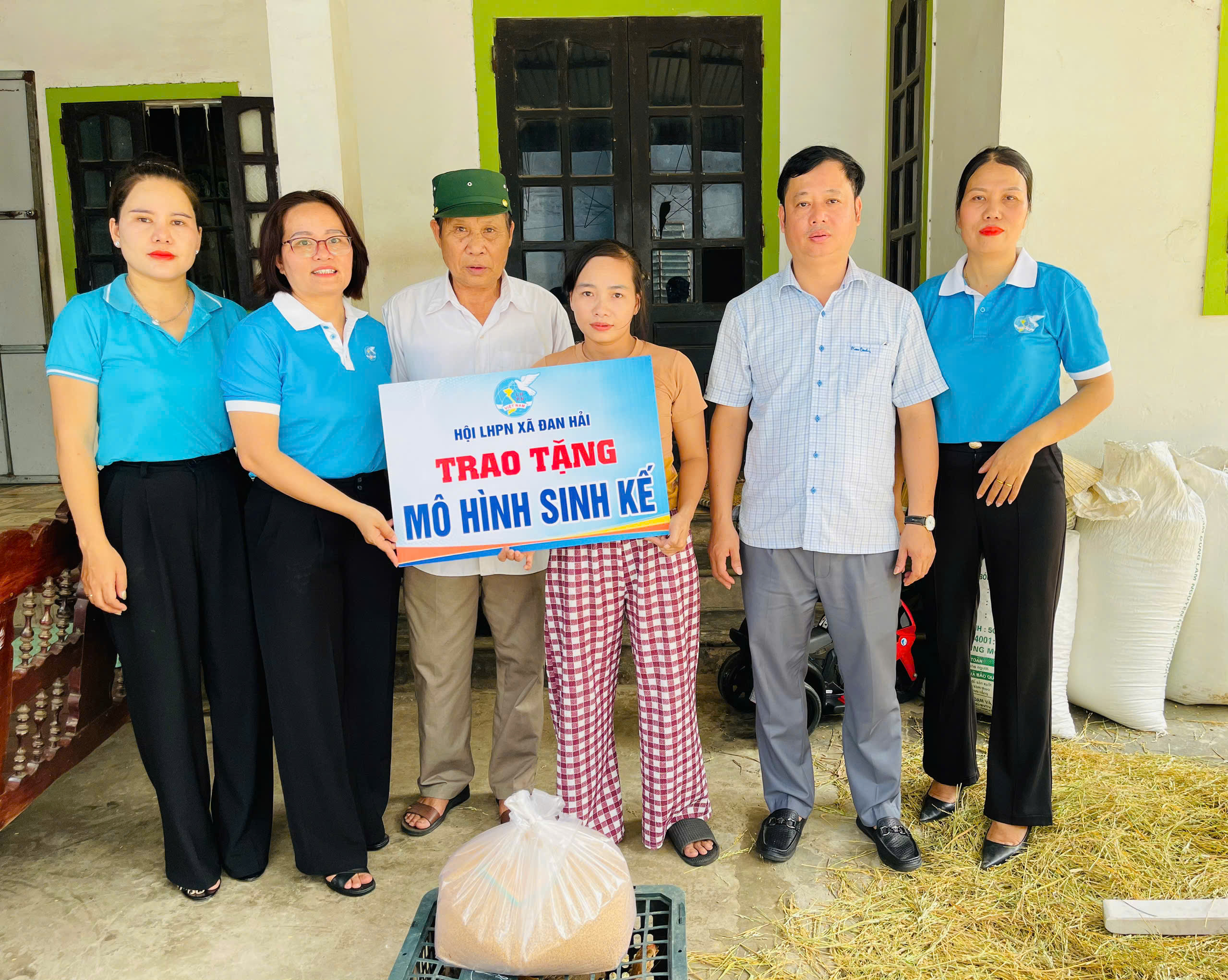 Hội LHPN xã Đan Hải: Thi đua thực hiện nhiều công trình, phần việc ý nghĩa của phụ nữ chào mừng Đại hội Đảng các cấp