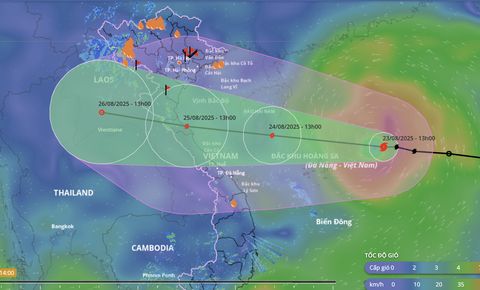 Tin bão khẩn cấp - Cơn bão số 5 Kajiki (Bão cấp Cuồng phong – Typhoon)