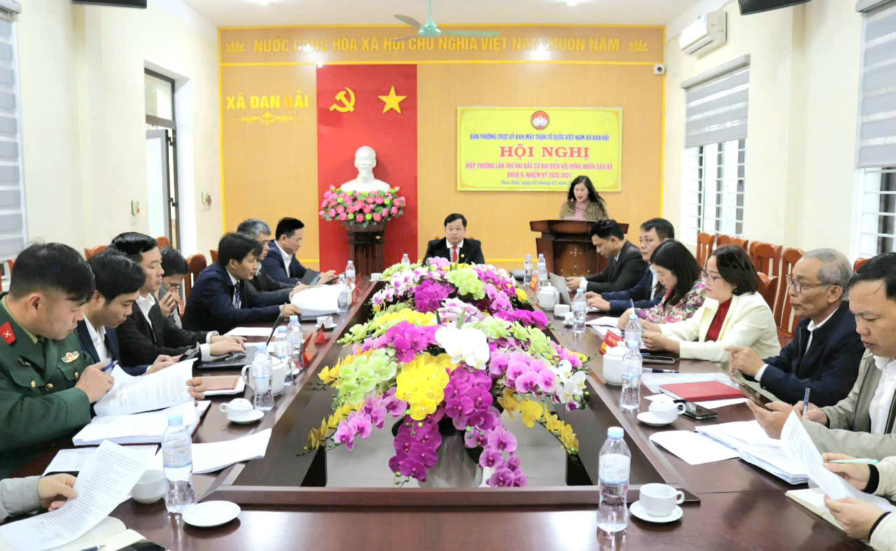 Xã Đan Hải tổ chức hội nghị hiệp thương lần thứ hai bầu cử đại biểu HĐND xã nhiệm kỳ 2026 – 2031