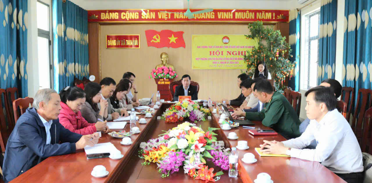 Xã Đan Hải tổ chức hội nghị hiệp thương lần thứ ba lập danh sách chính thức người ứng cử đại biểu HĐND nhiệm kỳ 2026 – 2031