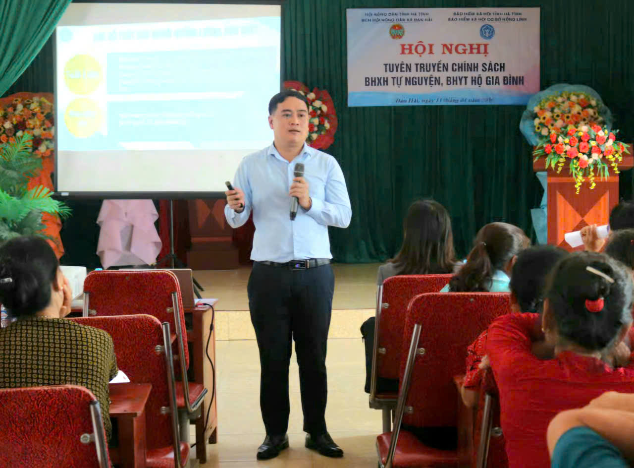Hội Nông dân xã Đan Hải đẩy mạnh tuyên truyền chính sách BHXH, BHYT gắn với phát triển bền vững nông thôn