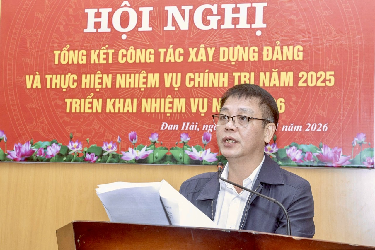 Đảng ủy UBND xã: Tổng kết công tác xây dựng Đảng, hoạt động Cơ quan năm 2025 và triển khai nhiệm vụ năm 2026