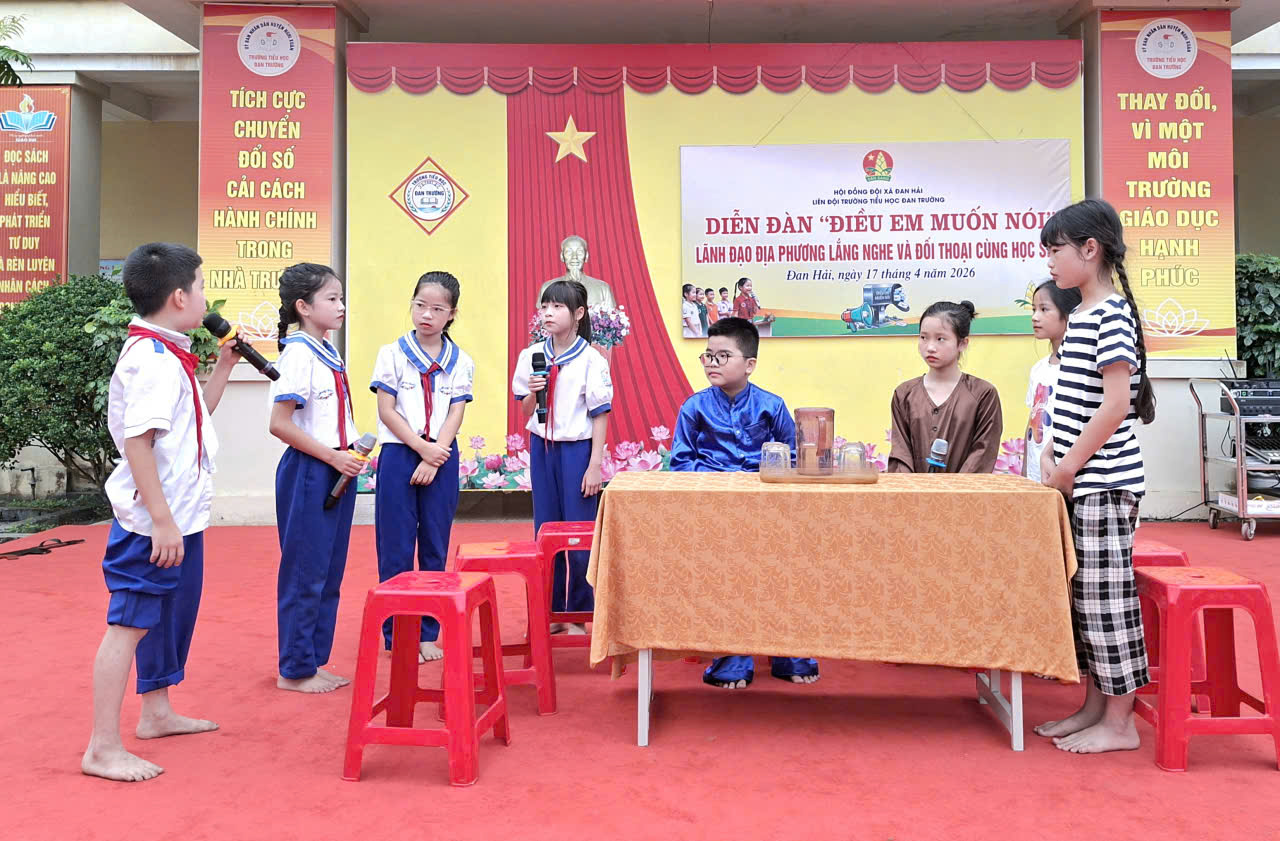 Diễn đàn “Điều em muốn nói” – Mở cánh cửa tâm hồn học sinh