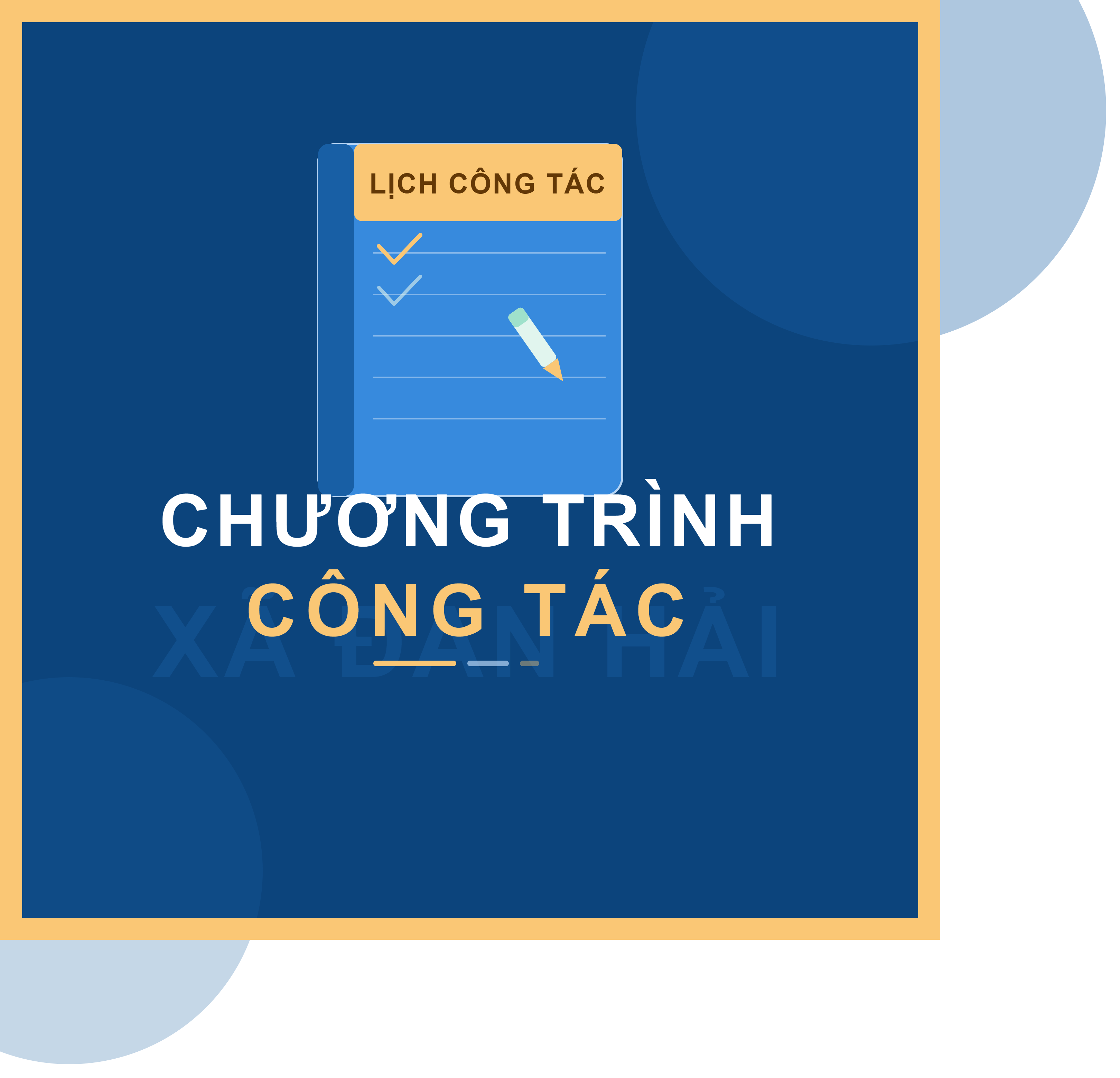 Chương trình công tác tháng 5 năm 2026 của HĐND và UBND xã Đan Hải