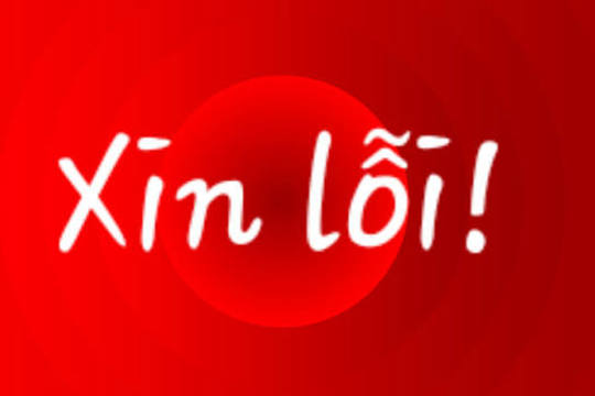 Văn bản xin lỗi công khai của bà Nguyễn Thị Mai