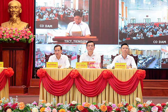 Đoàn ĐBQH tỉnh Hà Tĩnh tiếp xúc cử tri, đề cao trách nhiệm giải quyết kiến nghị từ cơ sở 