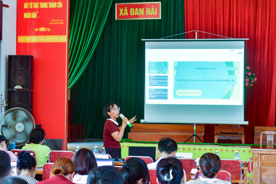 Xã Đan Hải: tập huấn nghiệp vụ rà soát hộ nghèo, hộ cận nghèo năm 2026