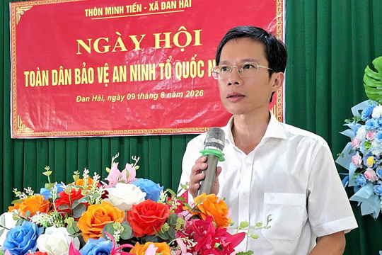Thôn Minh Tiến và thôn Quyết Thắng, xã Đan Hải tổ chức ngày hội toàn dân bảo vệ an ninh tổ quốc năm 2026