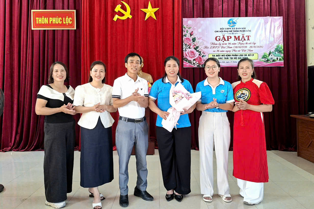 Chi hội phụ nữ thôn Phúc Lộc, xã Đan Hải phát huy truyền thống, lan tỏa ý thức bảo vệ môi trường
