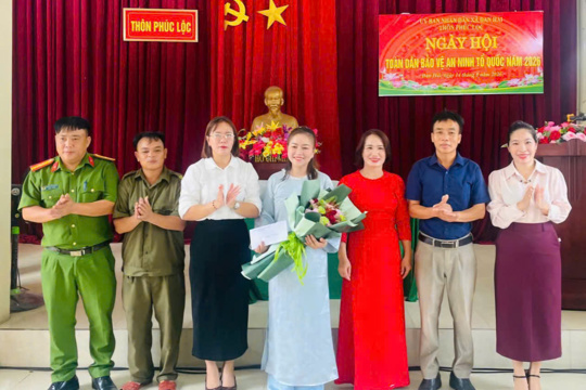 Thôn Phúc Lộc phát huy sức mạnh toàn dân, giữ vững an ninh, trật tự từ cơ sở 