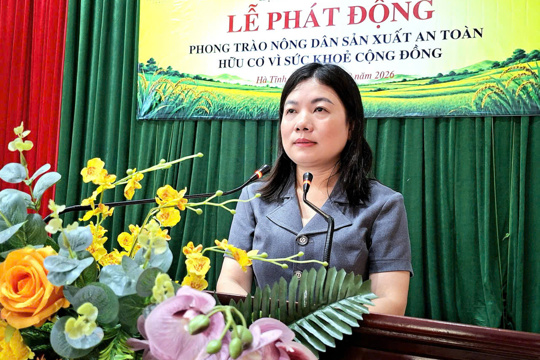 Hội Nông dân tham gia Lễ phát động phong trào Nông dân sản xuất an toàn, hữu cơ vì sức khỏe cộng đồng