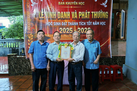Dòng họ Trần Bá phát huy truyền thống hiếu học, lan tỏa phong trào khuyến học – khuyến tài