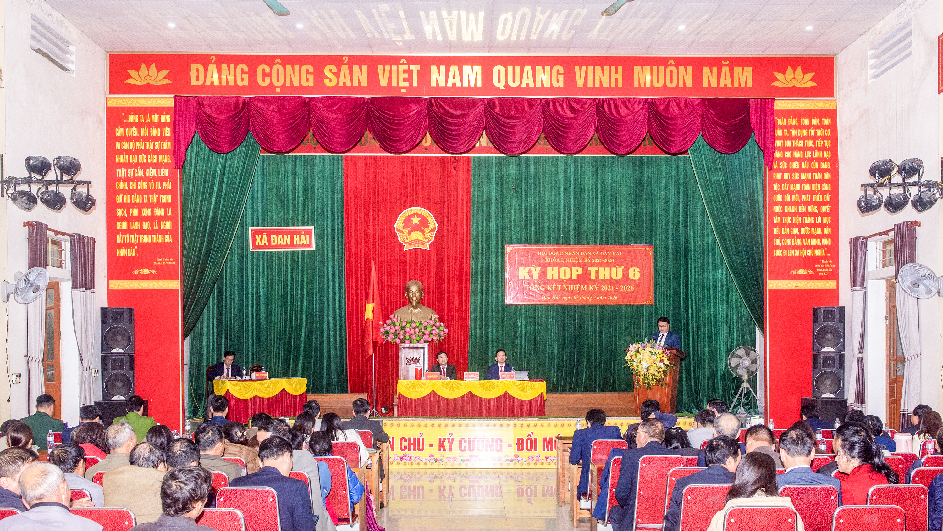 HĐND xã Đan Hải tổng kết hoạt động khóa I, Nhiệm kỳ 2021-2026 