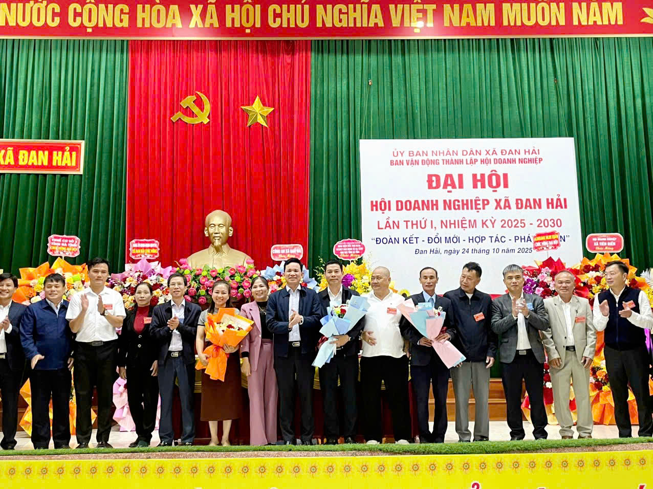 Đại hội hội doanh nghiệp xã Đan Hải lần thứ I, nhiệm kỳ 2025–2030 